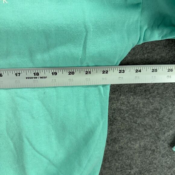 New Land'n Sea Sweatshirt Women 18W Plus Blue Snowflake Fleece Long Sleeve - Picture 8 of 10